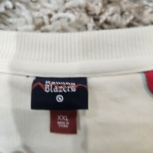 Rowing Blazers Cream Sweatshirt with Small Multicolor Accents